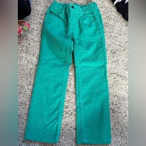 Jacadi Kids teal Corduroy Pants size 4 NEW without tags